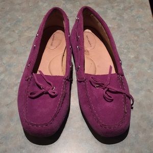 Lands’ End suede loafers (sz 7 1/2)